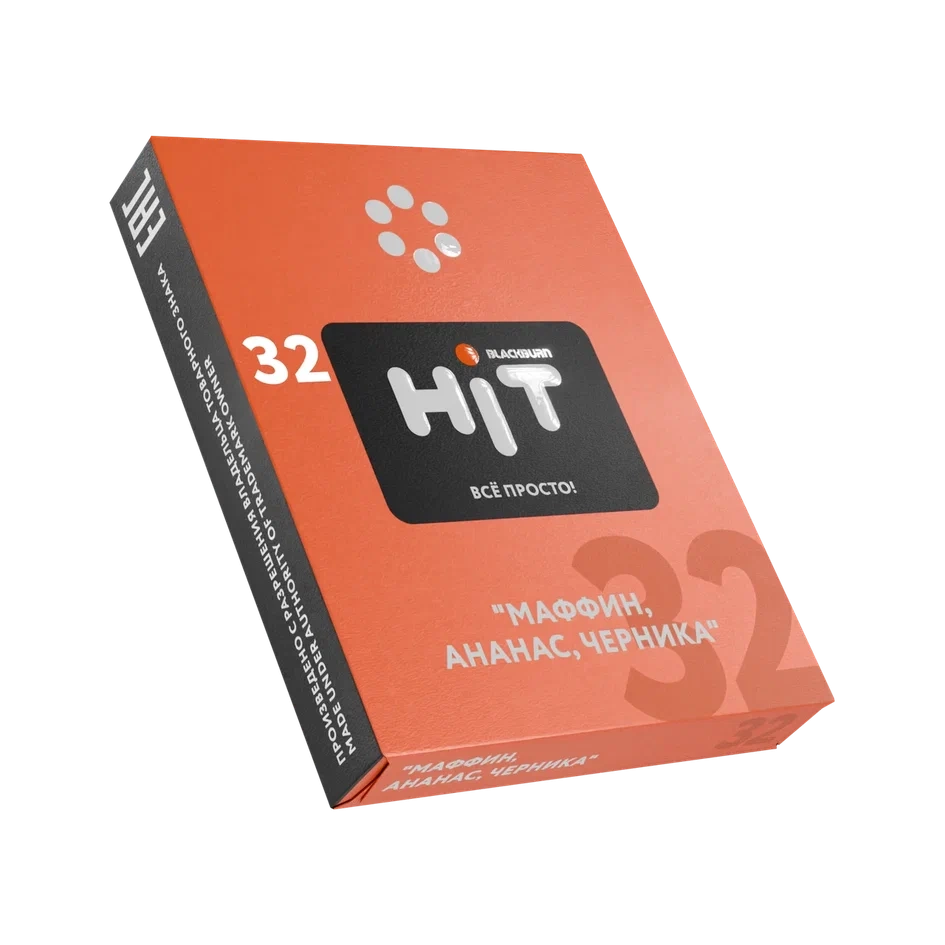 32. Маффин, ананас, черника
